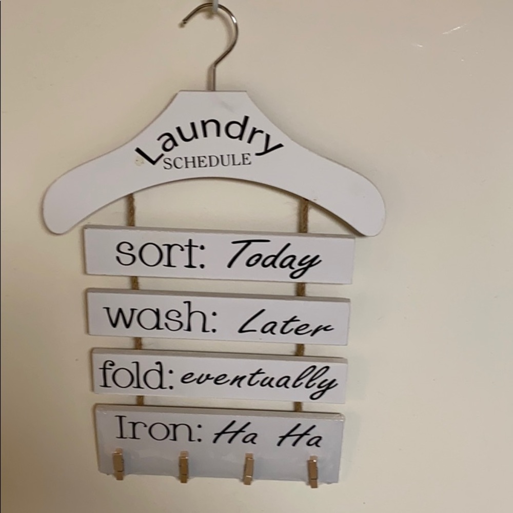 Laundry sign - Picture 3 of 3
